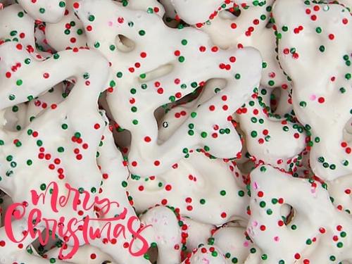 Christmas Tree Yogurt Pretzels 1lb 